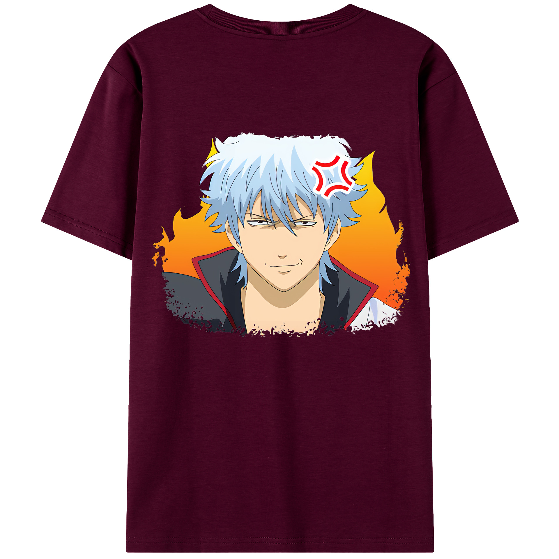 （画像用） ぎんたま 坂田銀時（さかたぎんとき） 神楽 志村新八（しむら しんぱち） GINTAMA Sakata Gintoki Kagura Shimura Shinpachi レディース半袖Tシャツ(バックプリント)
